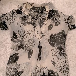 new york and company floral blouse